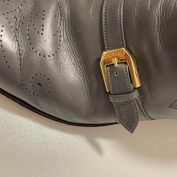 GUCCI Men's Leather Ankle Boot With G Brogue - Picture 4 of 6